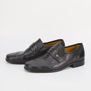 Mocassini Clarks in pelle vintage - Scarpe slip-on nere (EU 40 / UK 7)