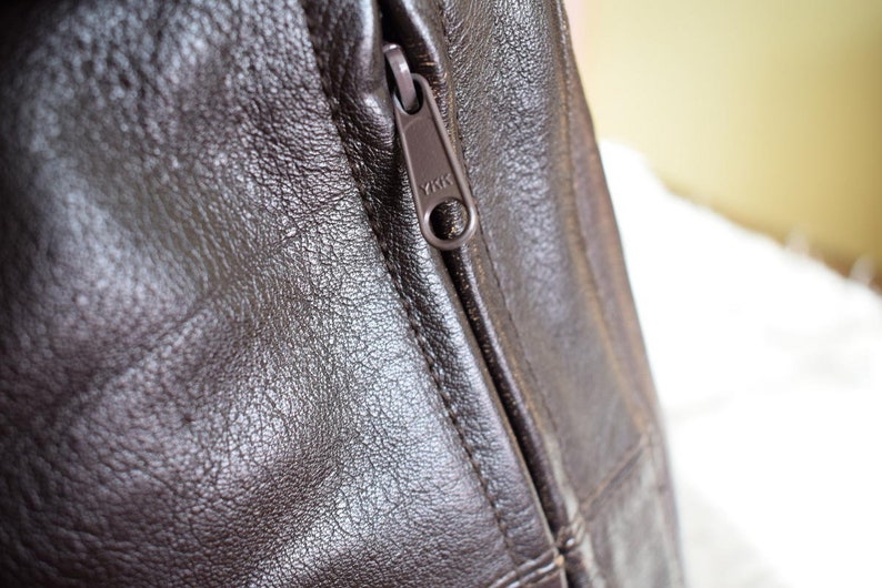 Vintage MAESTRO brown leather messenger leather bag shoulder purse crossbody european