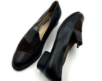 Vintage Leder Loafer: Sköna Marie Dunkelbraune Schuhe (UK Size 8 / EU 42)