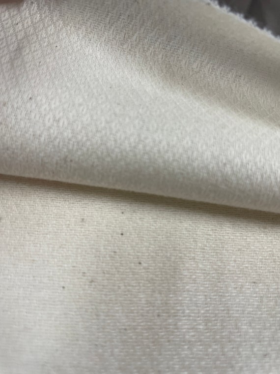 100% GOTS Organic Unbleached, Natural Cotton Birdseye Fabric, 45" wide, Pique Woven