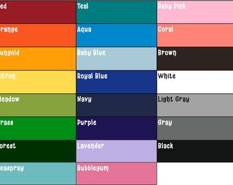 Eco Friendly PUL (PolyUrethane Laminate) Fabric - Waterproof - American Made - 25 Colors to Choose From