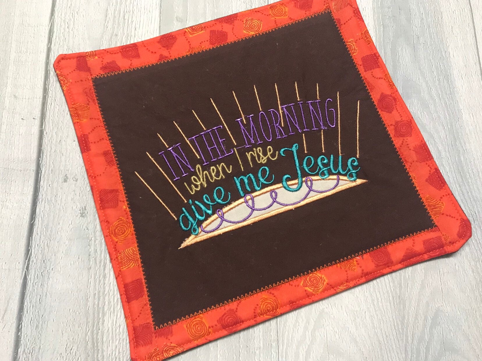 Embroidered Squares Blessings 4 Sew Your Own Blessing Quilt Etsy