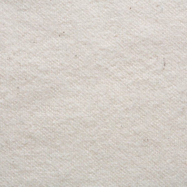 100% Organic, Unbleached, Natural Cotton Flannel Fabric, 60" wide