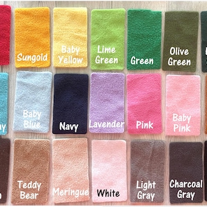 21 Colors to Choose from - Stay Dry, Soft Microfleece, Microchamois, Microplush By The Yard image 2