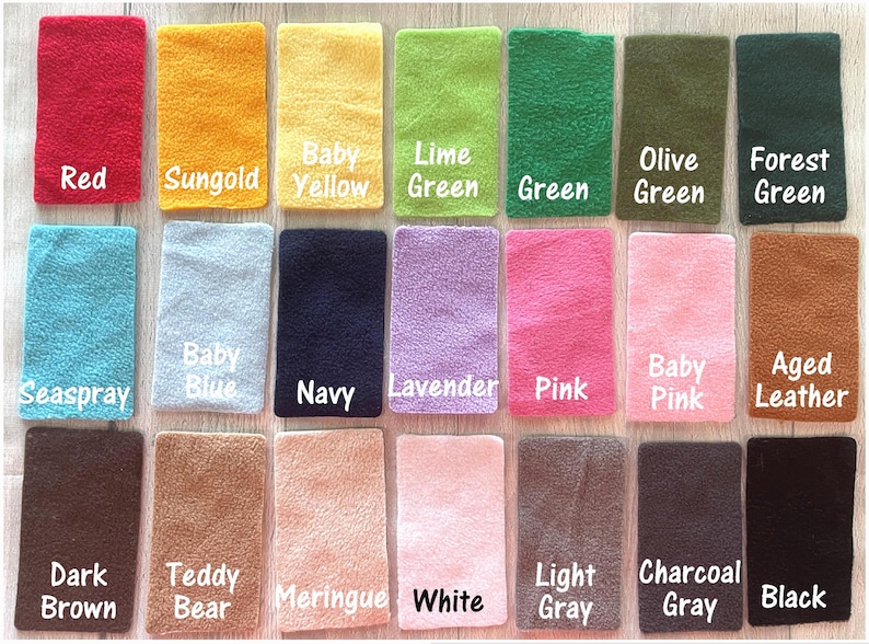 21 Colors to Choose from - Stay Dry, Soft Microfleece, Microchamois, Microplush By The Yard image 2