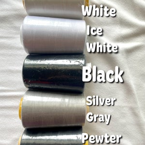T27 Polyester Thread, Large Cone (6,000 yards) - Serger, Sewing Machine, Quilting