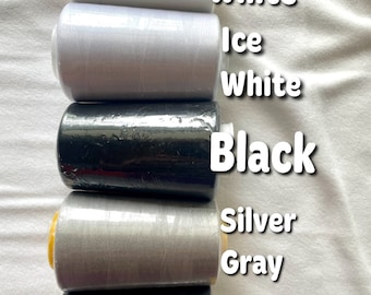 Hilo de poliéster T27, cono grande (6000 yardas) - Remalladora, máquina de coser, acolchado