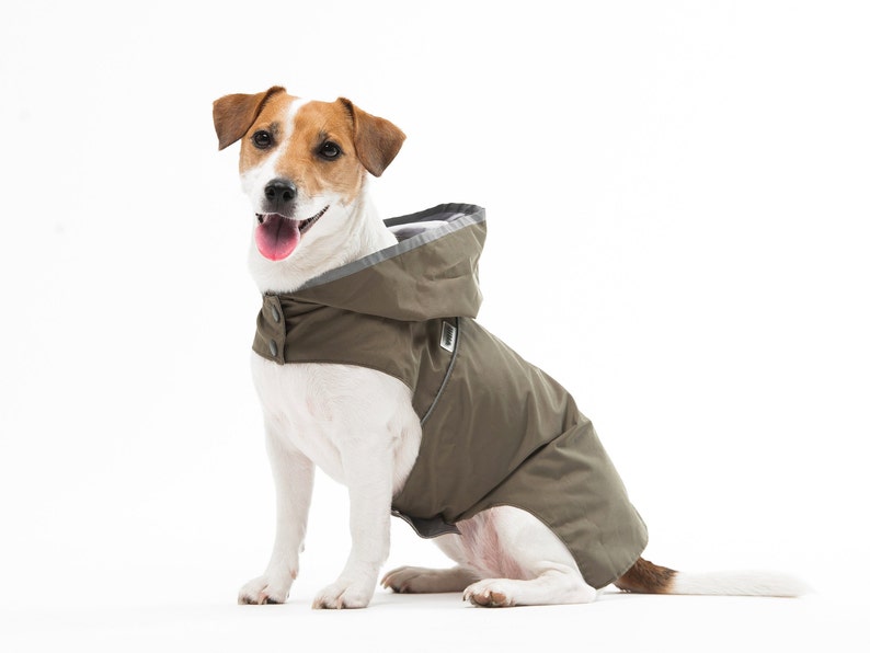 Raincoat for dog Clothing for dog Dog Wear Dog Jacket Pet Clothing Any Breed Gift image 1