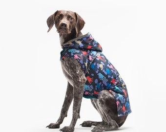 Dog Clothing - Pet Tops - Dog Wear - Raincoat For Dog - Rain Clothes - Any Breed - Gift