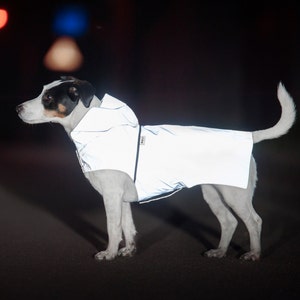 Reflecting Raincoat - Dog Clothes - Light-reflective Clothes - Retro Reflecting Raincoat for dog - Pet Clothing - Raincoat For Dog - Gift