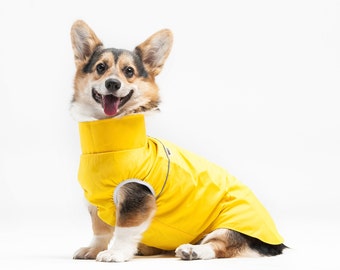 Light Jacket For Dog - Rain Jacket For Dog - Pet Clothing - Dog Wear - Raincoat For Dog - Gift