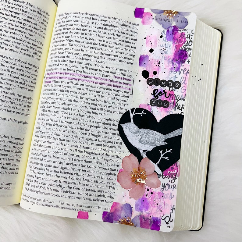 Art Journaling Bible with Internal Customization Versions Vary image 2