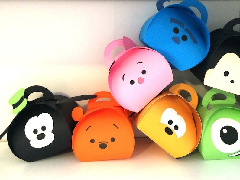 Rainbow theme party decoration favor boxes Customization available .. Small size