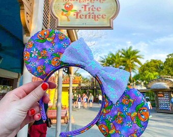 Orange Bird Mouse Ears