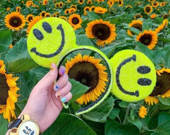 Smile Sequin Mouse Ears