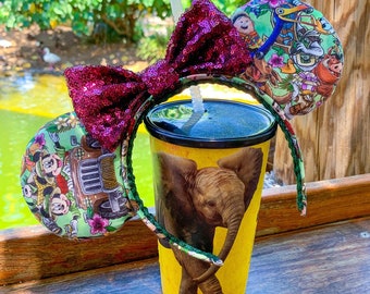 Safari Mash Up Mouse Ears (Up, Fab 5, Lion King)