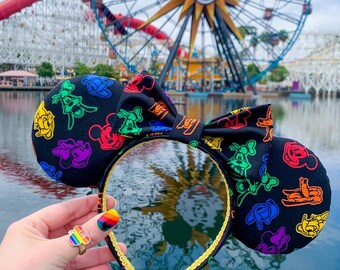 Rainbow Fab 5 Mouse Ears