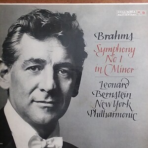 Leonard Bernstein, New York Philharmonic - Brahams Symphony in C Minor ML-5602 Vinyl Record LP 1960