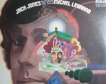 Jack Jones Sings Michel Legrand LSP-4480 Vinyl Record LP 1971