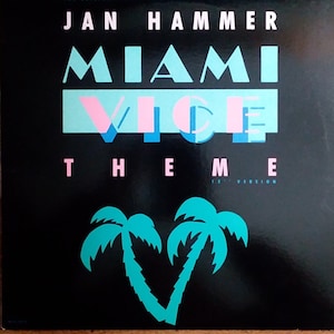 Jan Hammer - Miami Vice Theme MCA-23575 Vinyl Record LP 1985