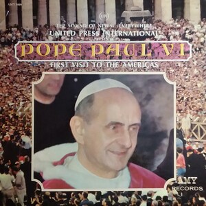 Pope Paul VI - First Visit to the Americas 8009 Vinyl Record LP 1965