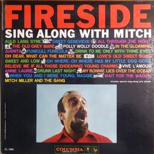 Mitch Miller - Fireside Sing Along with Mitch CL-1389 Vinyl Record LP 1959