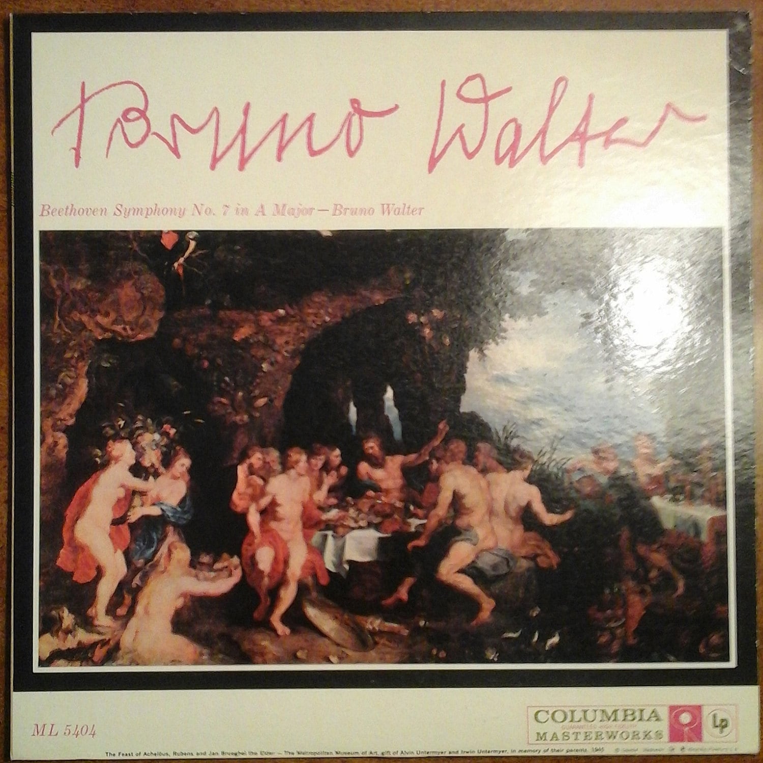 Columbia Symphony Orchestra Bruno Walter ML-5404 (6 Eye) Vinyl 