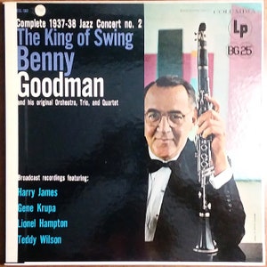 Benny Goodman - The King of Swing 1937-38 Jazz Concert No. 2 SL-180 Vinyl Record 2LP