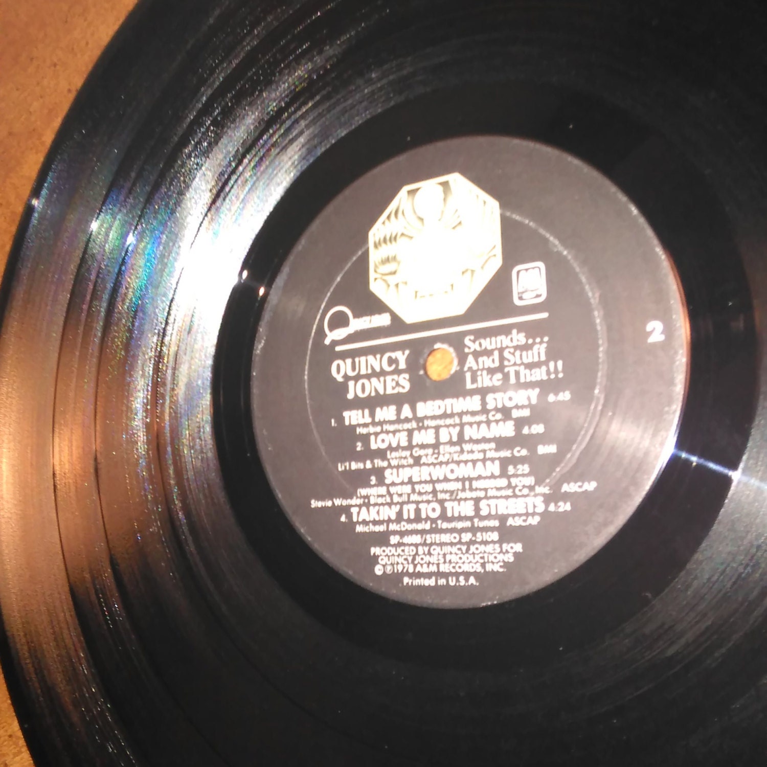LP/クインシー・ジョーンズ/ SoundS…　SP-4685　h83w59 QUINCY JONES SOUNDS SP-4685 LP VINYL RECORD 1978 