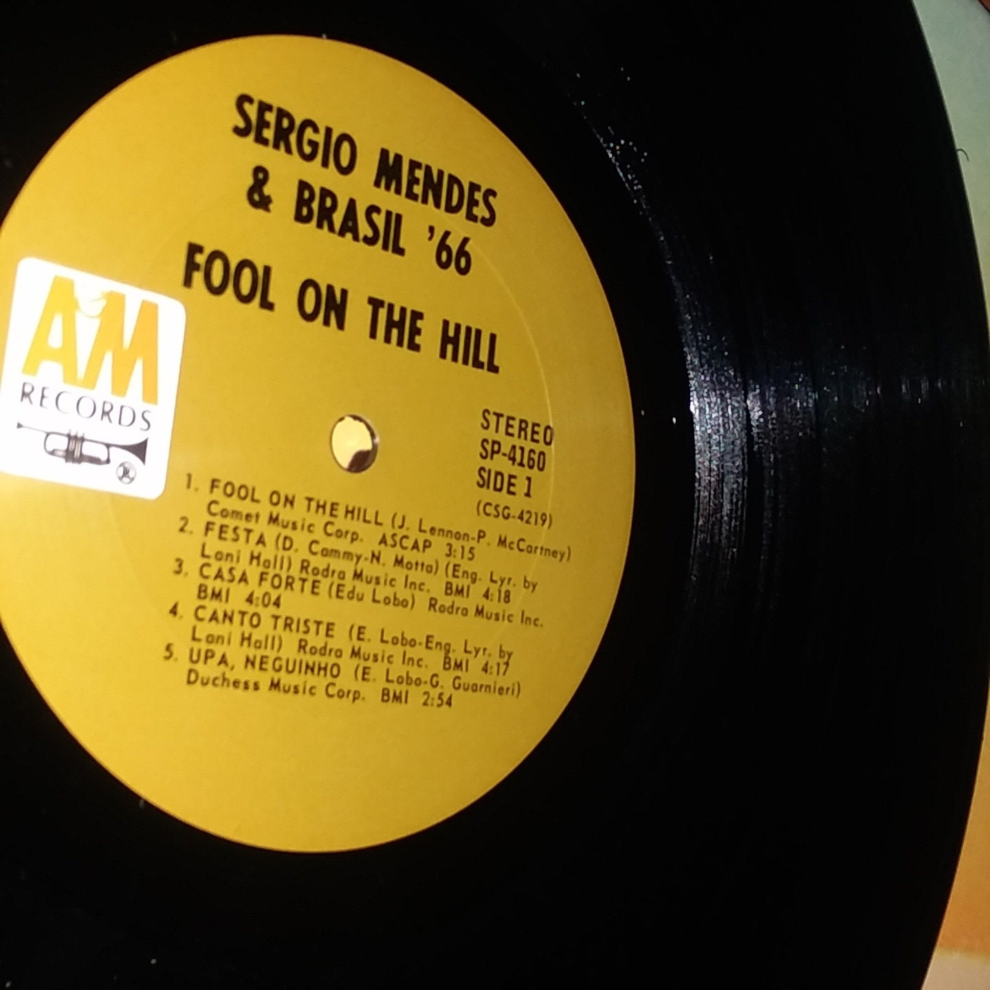 Sergio Mendes & Brasil '66 - Fool on the Hill SP-4160 Vinyl Record