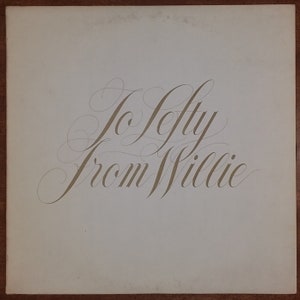 Willie Nelson - To Lefty From Willie BL-34695 Vinyl Record LP 1977