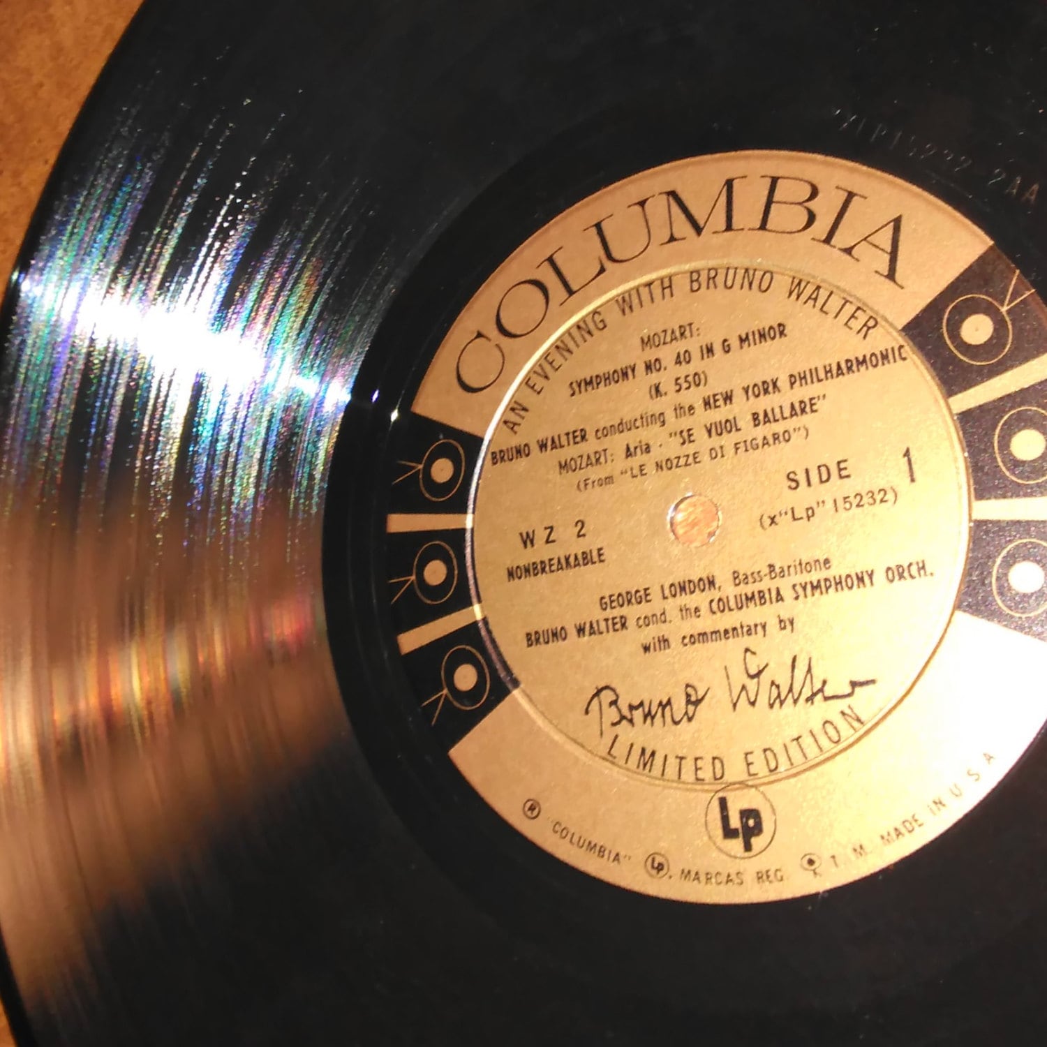 Bruno Walter Conducts the New York Philharmonic Orchestra/columbia