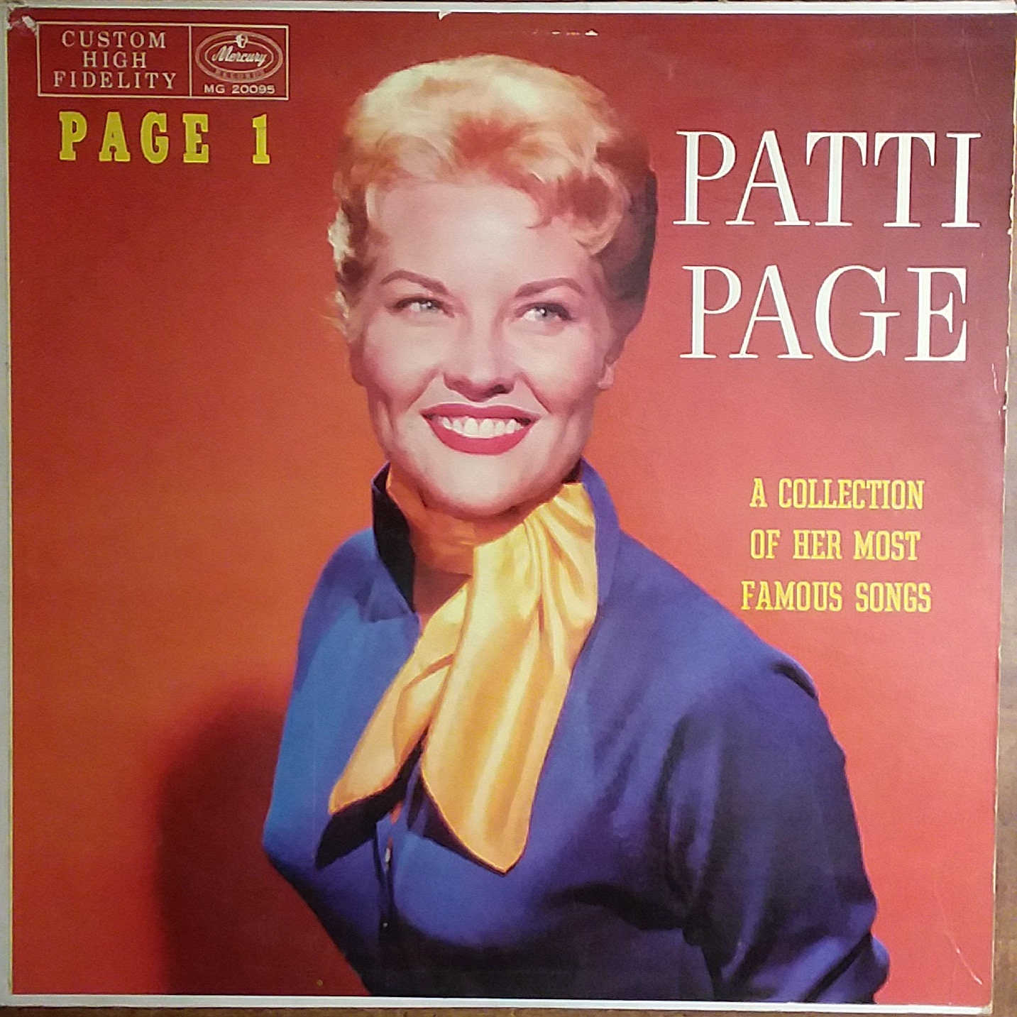 パティページ（他の方はリンクからお進みください） Patti Page - Page 1 MG-20095 Vinyl Record LP 1951 - Etsy 日本