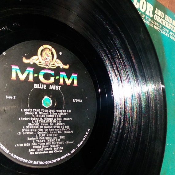 Sam (the Man) Taylor and His Orchestra - Blue Mist E-3973 Vinyl