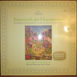 Ulsamer-Collegium, Konrad Ragossnig - Tanzmusik Set Renaissance 2533-111 Vinyl Record LP 1972