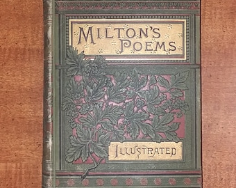 1884 John Milton The Poetical Works of John Milton