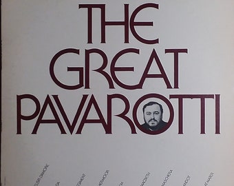 Pavarotti - The Great Pavorotti OS-26510 Vinyl Record LP 1977