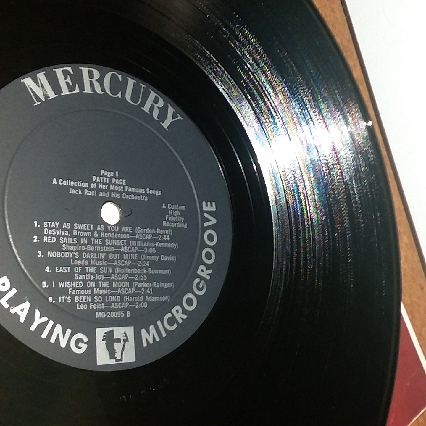 Patti Page - Page 1 MG-20095 Vinyl Record LP 1951 - Etsy 日本