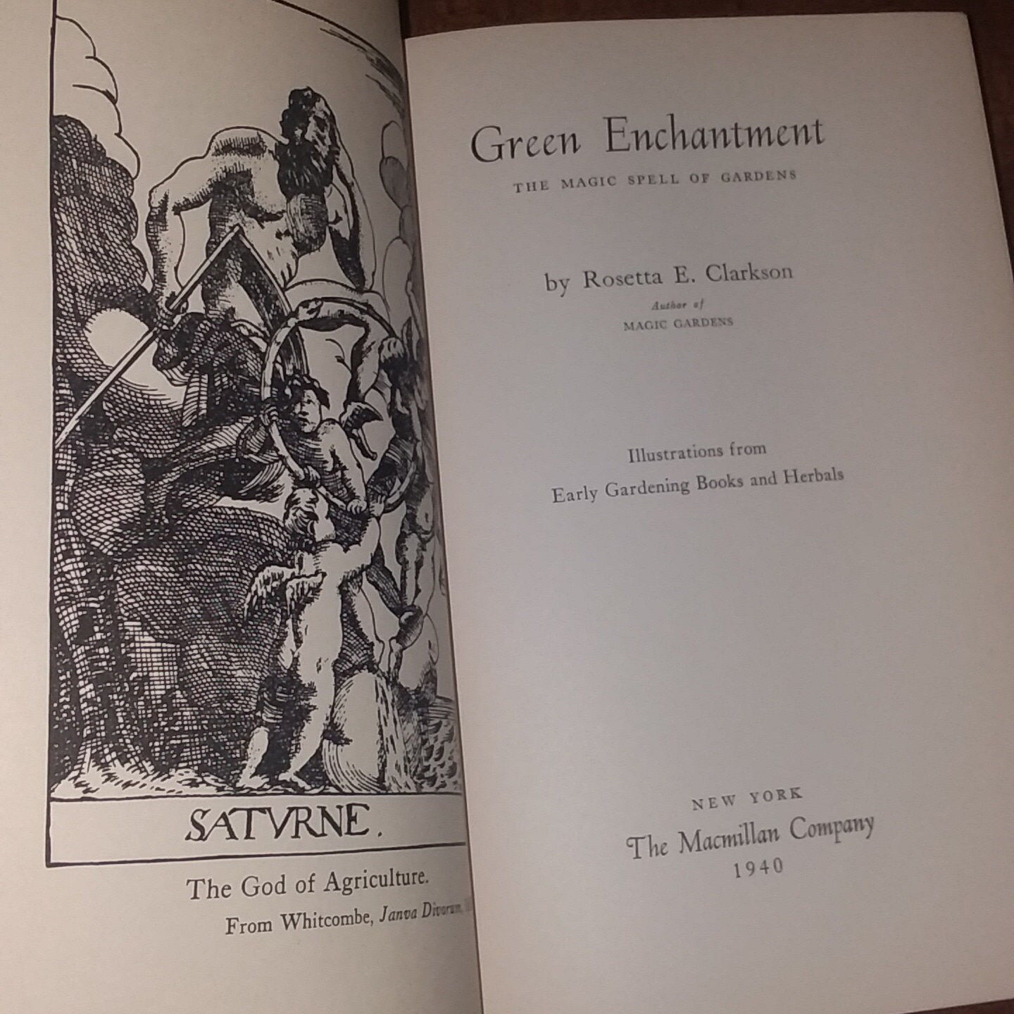 1940 First Printing Rosetta E Clarkson Green Enchantment The Etsy Australia