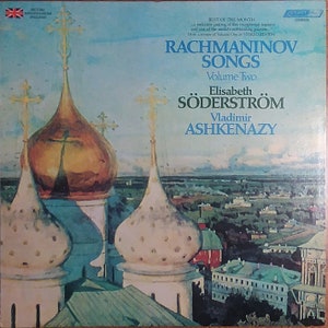 Elisabeth Soderstrom, Vladimir Ashenazy - Rachmaninov Songs OS-26453 Vinyl Record LP 1978