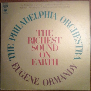 The Philadelphia Orchestra, Eugene Ormandy - The Richest Sound on Earth MGP-7 Vinyl Record 2LP 1969