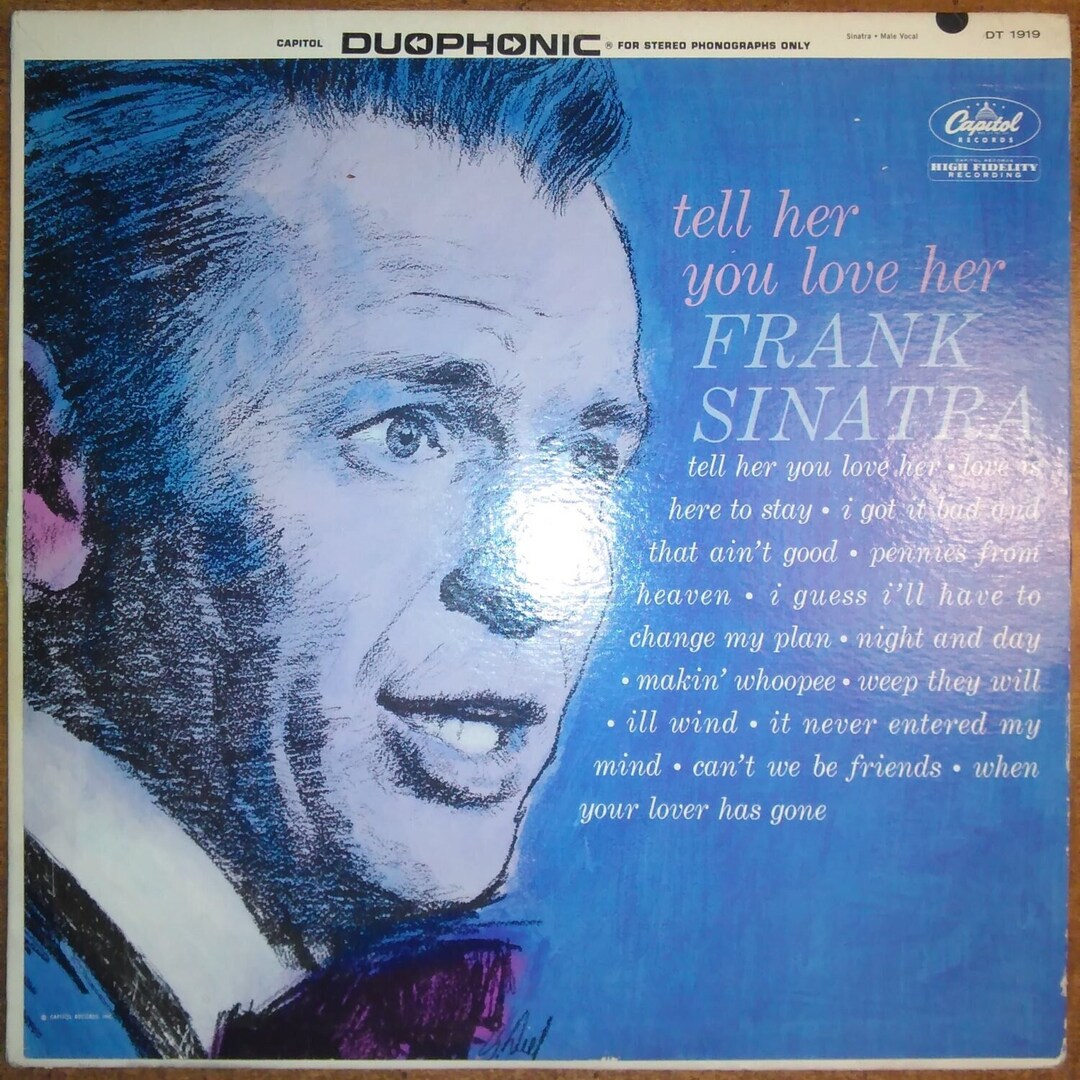 Frank Sinatra Tell Her You Love Her DT1919 Vinyl Record LP 1963 Etsy