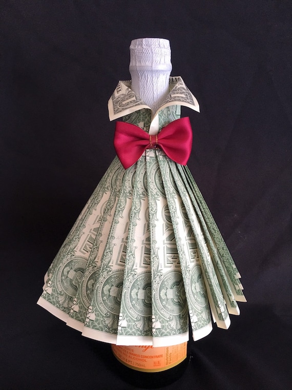 Wine Bottle Cover Wedding Gown Etsy