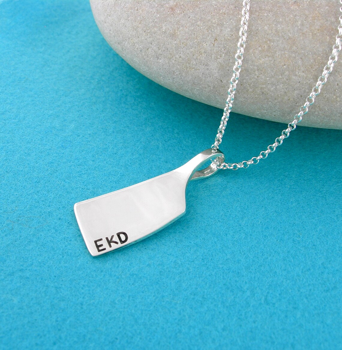 Personalised Rowing Oar Silver Pendant Necklace Etsy UK