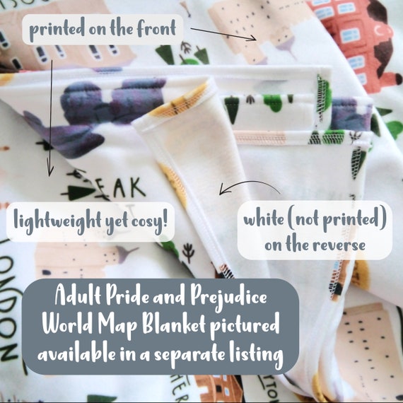 bookish hooded blanket