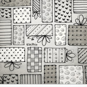 carte de souhaits \\ mosaïque de cadeaux