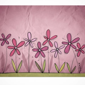 carte de souhaits \\ fleurs