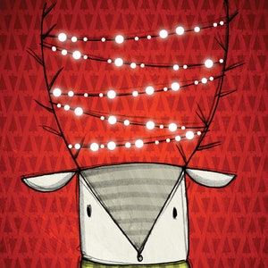 carte de souhaits \\ Rudolph