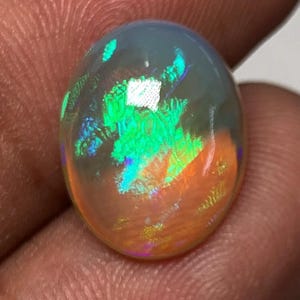 Opalroughforsale ovale Ethiopische opaal – designer edelsteen, 11 x 14 mm