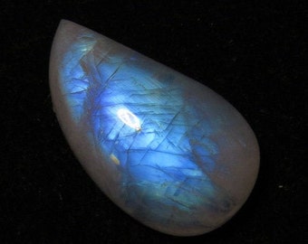 14.15 Crt 15 pcs 5 A Best Quality Rainbow Moonstone Blue Fire Cabochon Oval Size 5x7 mm